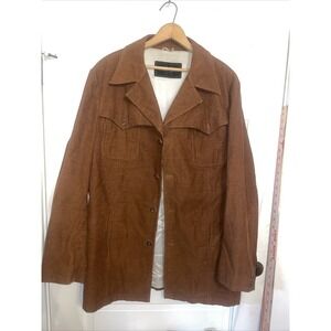 Vintage Men's Cordorouy Jacket 44 Johnny Carson King Size